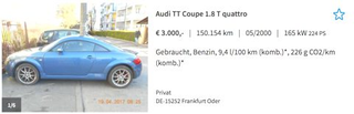 Illustration for article titled These Are The Best Sports Cars You Can Buy For £5,000! What can $6,600 Buy You in The US?